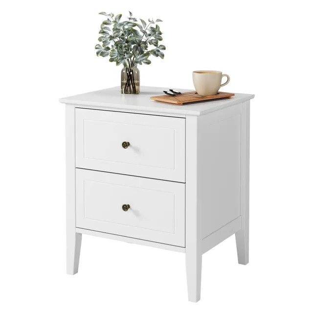 forehill-bedside-table-nachttisch-wei-50x40cm-2-schubladen-landhaus image 1