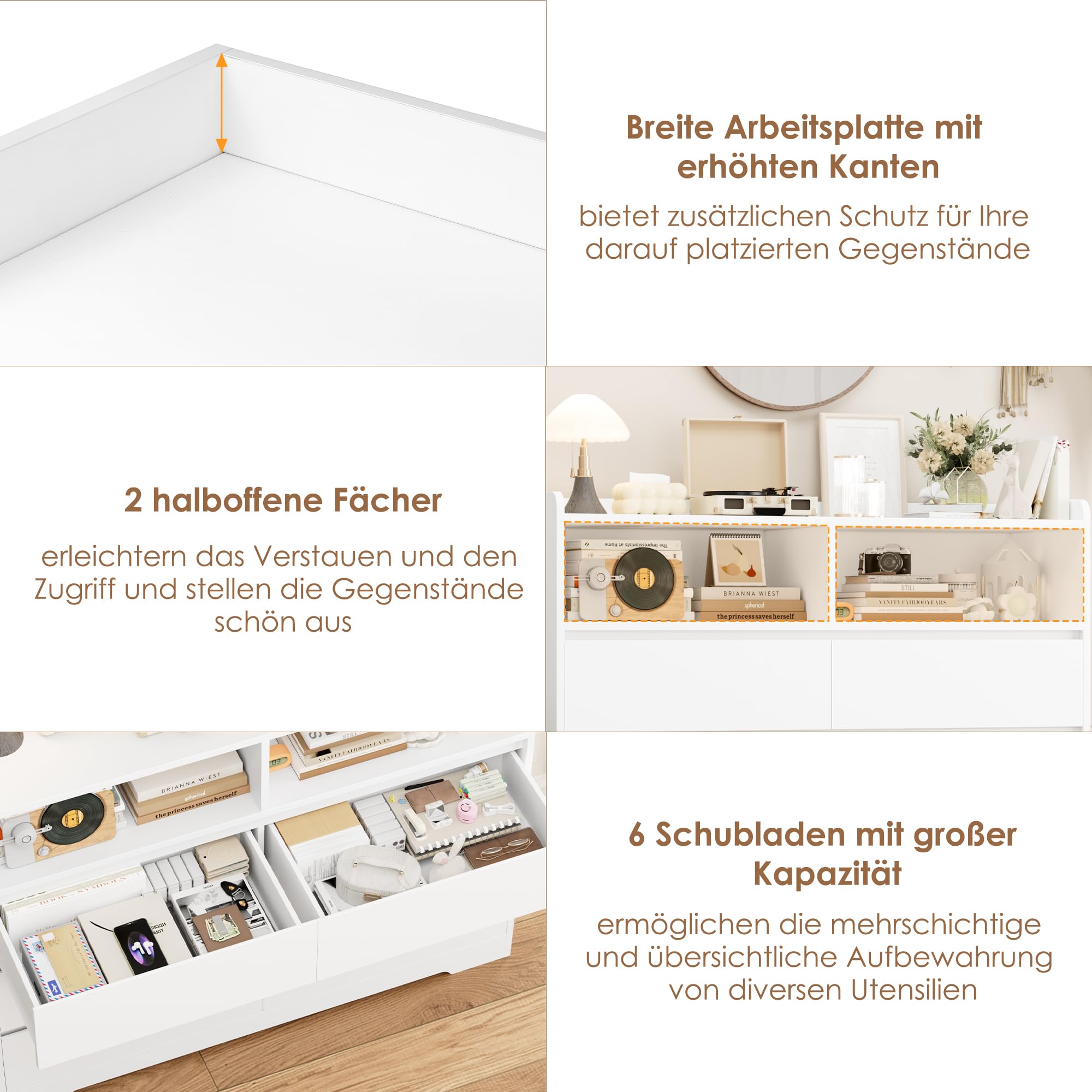forehill-kommode-wei-120cm-6-schubladen-sideboard image 8