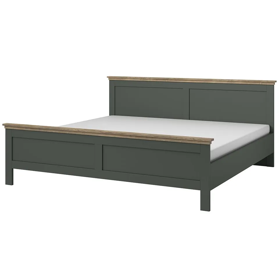 lomadox-schlafen-doppelbett-160x200-gr-n-eiche-landhaus image 1