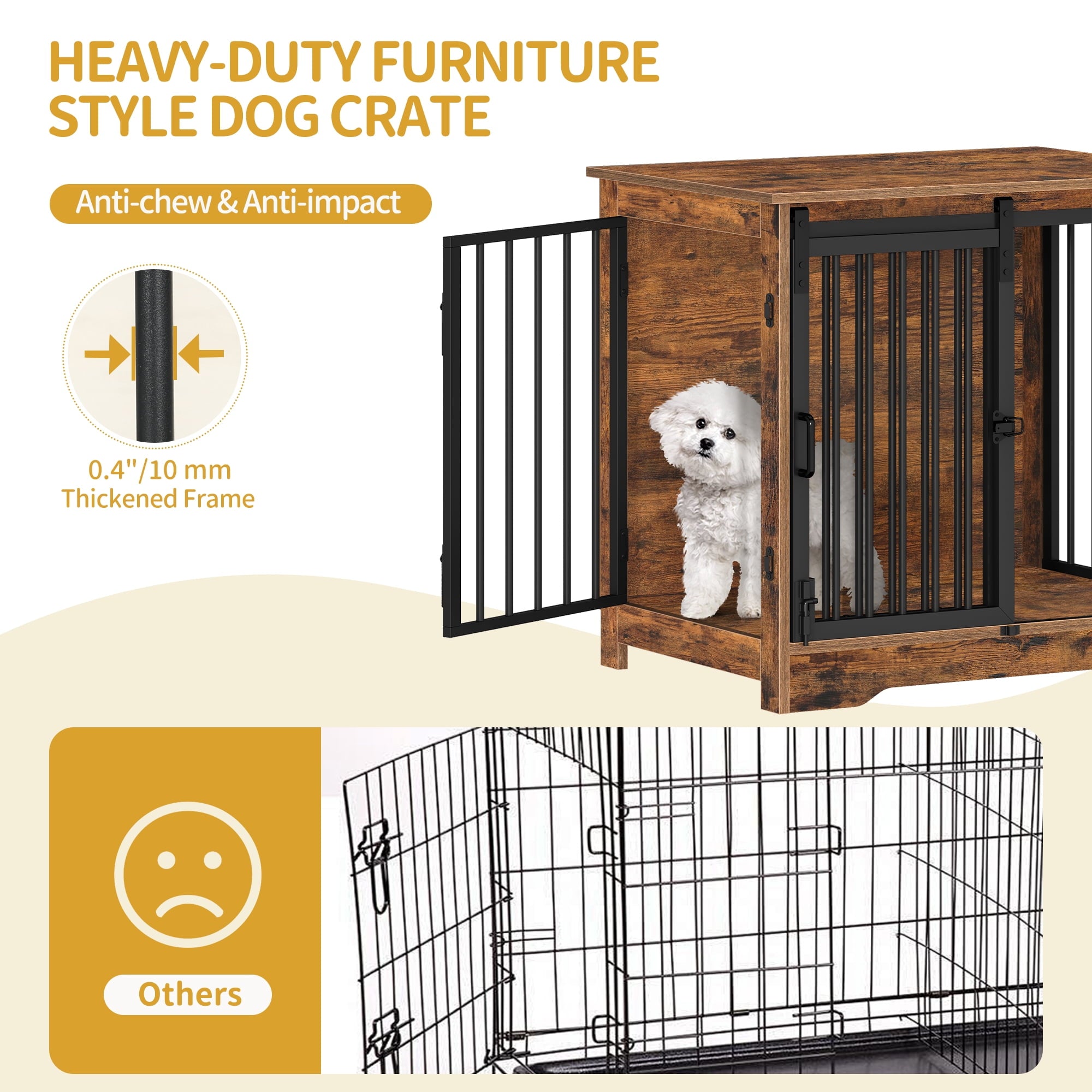 hzuaneri-hundebox-holz-braun-schiebet-r-kleine-hunde image 7