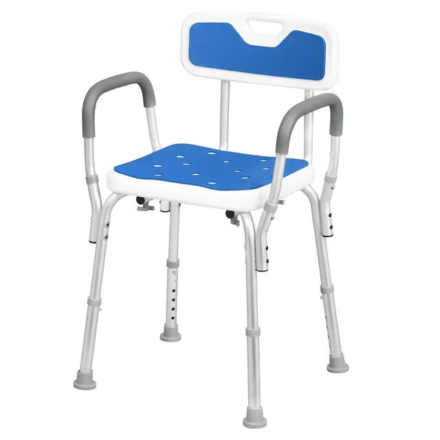 eugad-hocker-duschstuhl-h-henverstellbar-40-54cm-wei-blau image 1