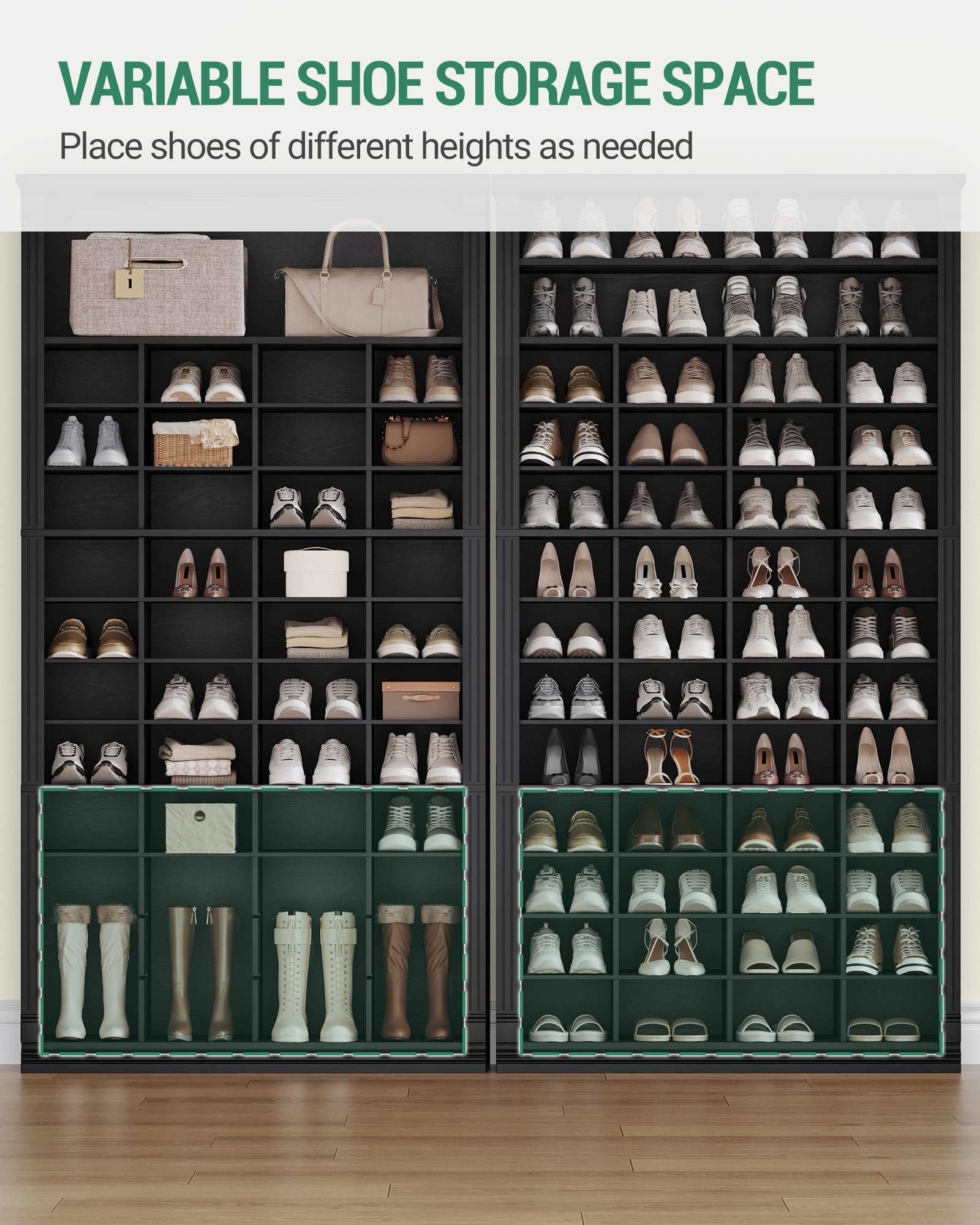 hzuaneri-sr41004x-schuhschrank-schwarz-13-f-cher-52-paare image 3