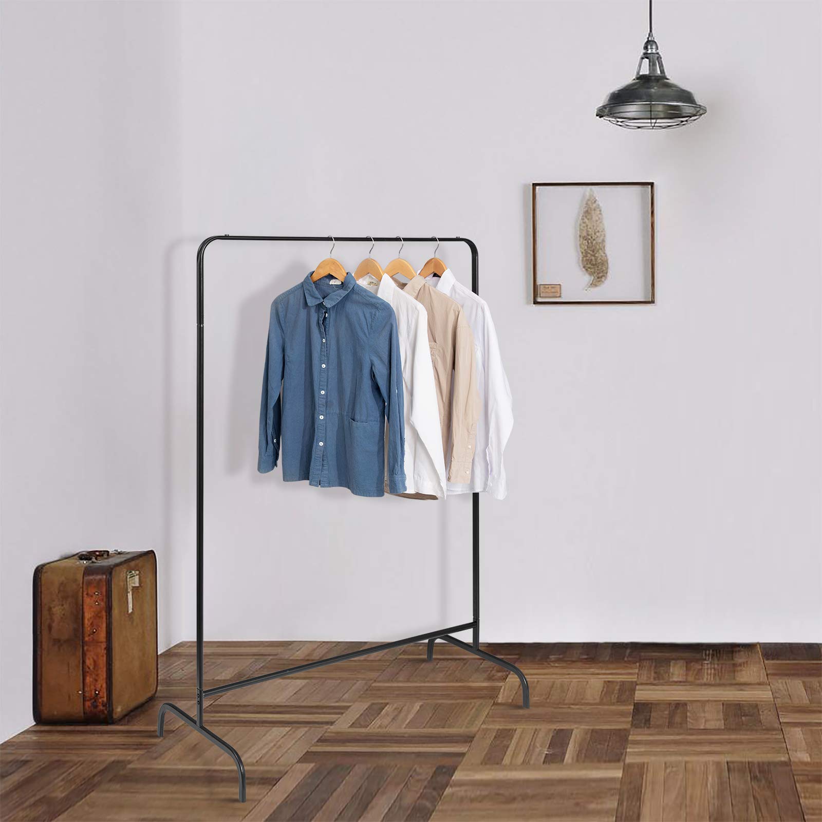 eugad-aufbewahrung-kleiderst-nder-stahl-schwarz-99x46x153cm image 4