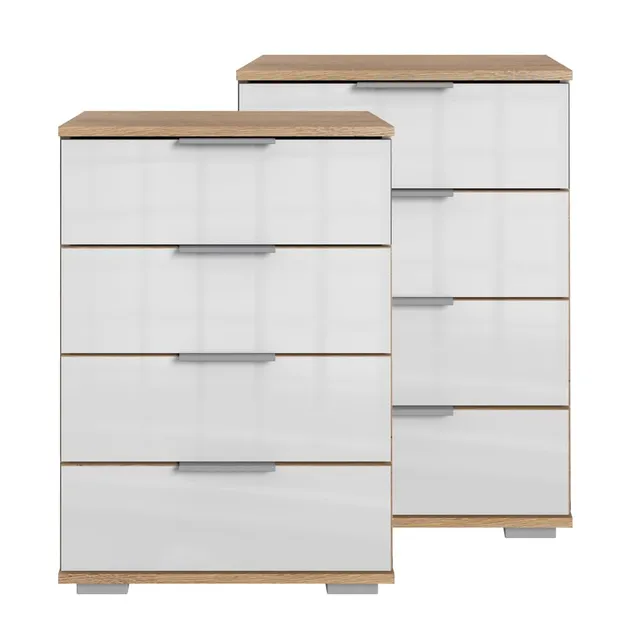 lomadox-schlafen-nachttisch-2er-set-plankeneiche-wei-glas-74cm image 1