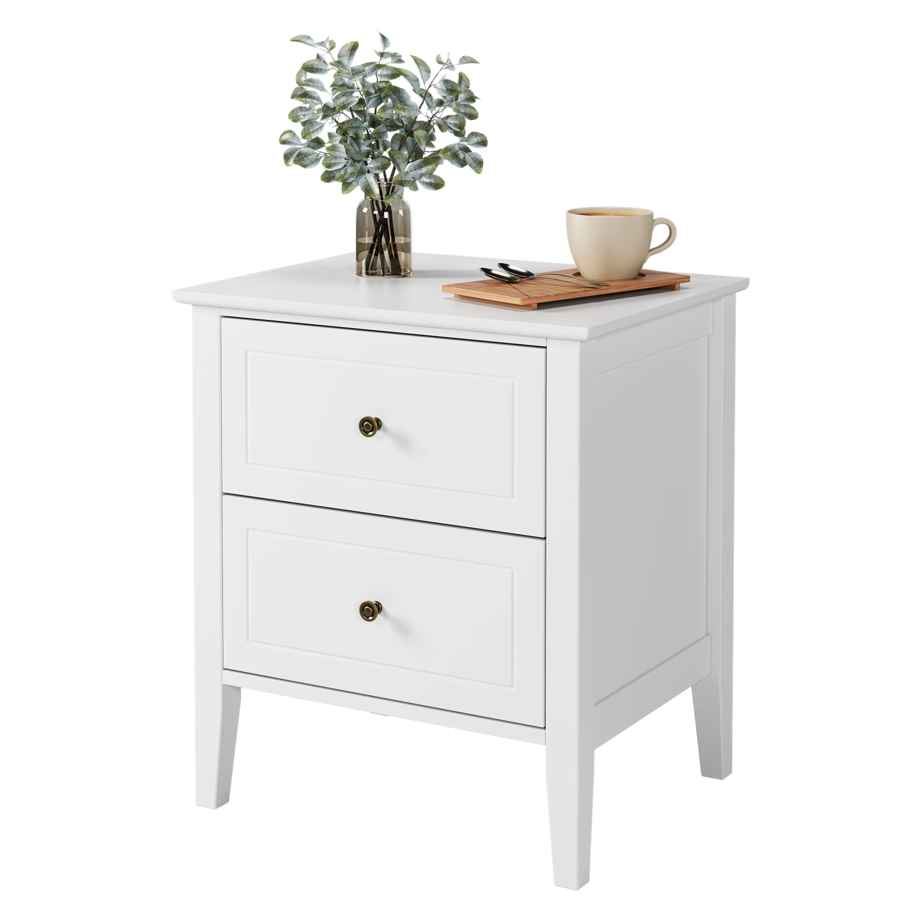 forehill-bedside-table-nachttisch-wei-50x40cm-2-schubladen-landhaus image 1
