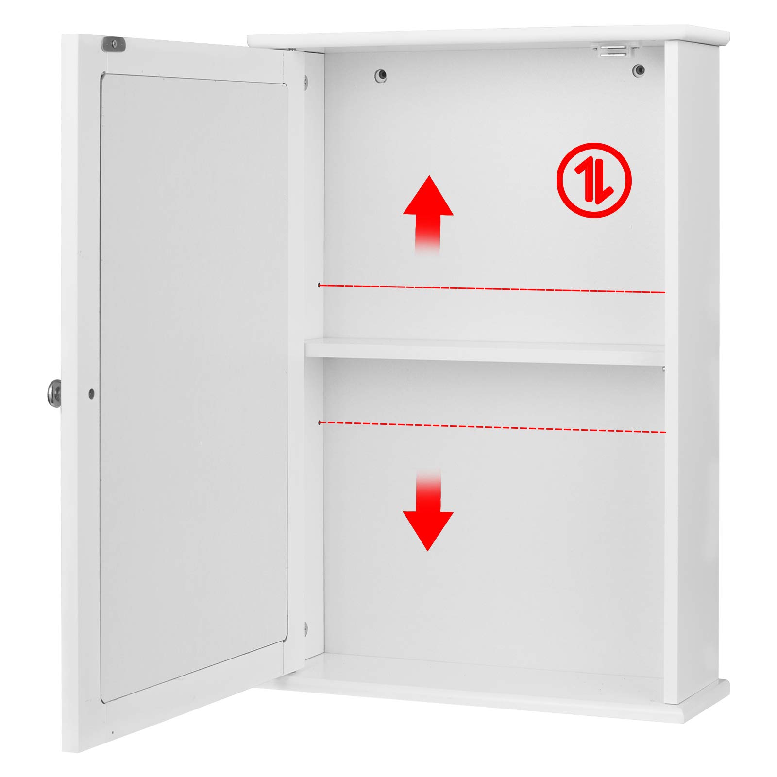 eugad-aufbewahrung-spiegelschrank-wei-42x58-5x12-h-ngeschrank image 5