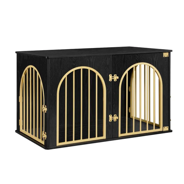 hzuaneri-pet-hundebox-dfc84104a-schwarz-gold-100-cm-m-bel image 1
