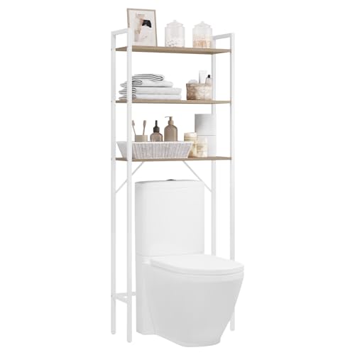 eugad-aufbewahrung-waschmaschinenregal-eiche-weiss-63x163x24cm image 4