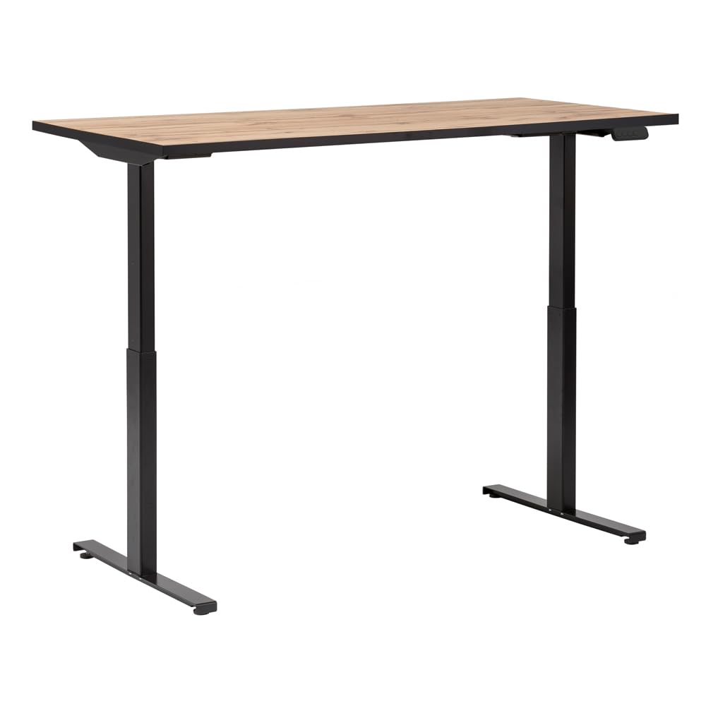 lomadox-b-ro-schreibtisch-h-henverstellbar-160-cm-eiche-memory image 3