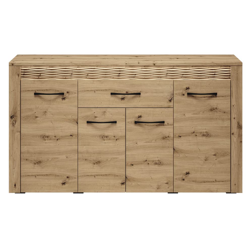 lomadox-wohnzimmer-sideboard-vitrinen-set-artisan-eiche-mit-led image 4