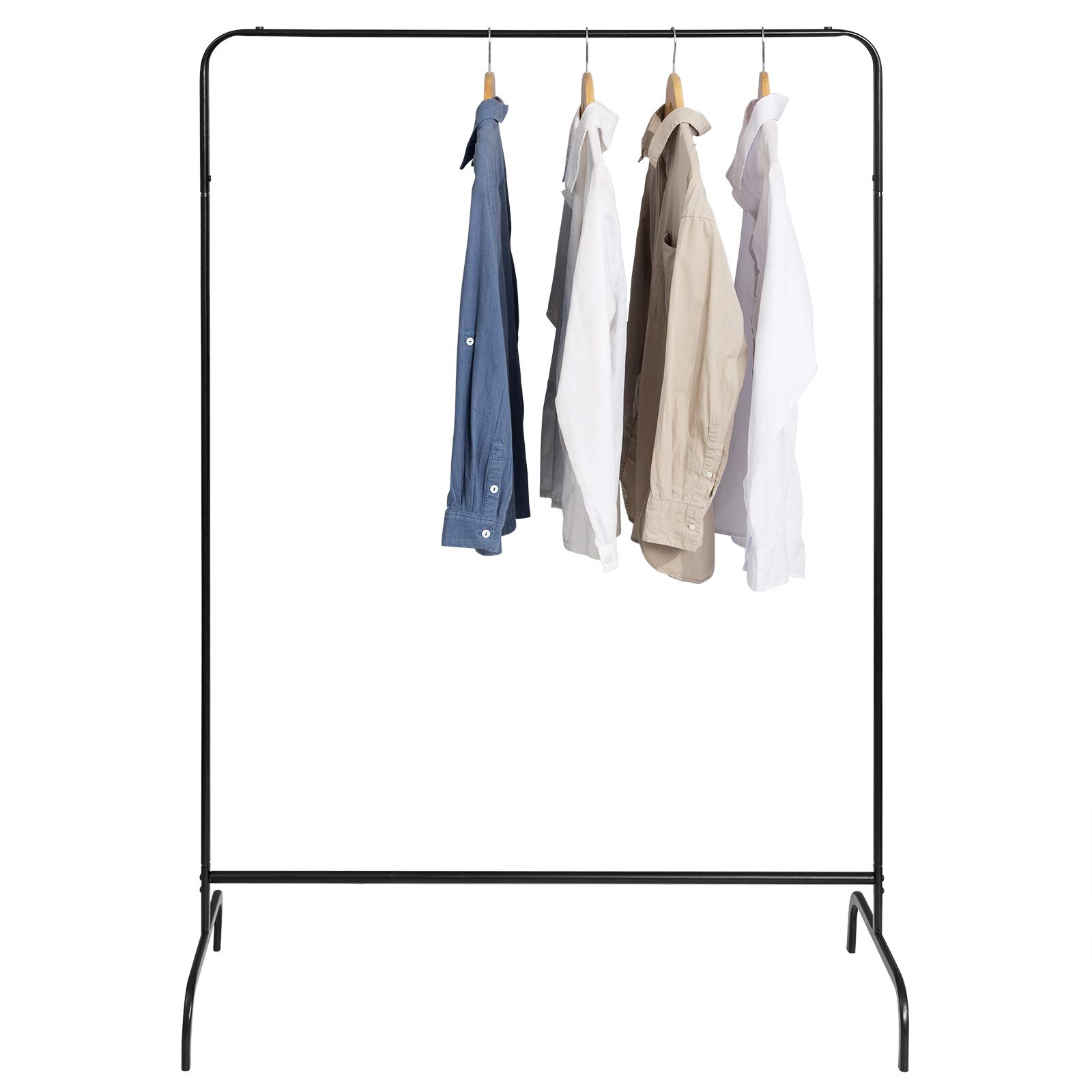 eugad-aufbewahrung-kleiderst-nder-stahl-schwarz-99x46x153cm image 2