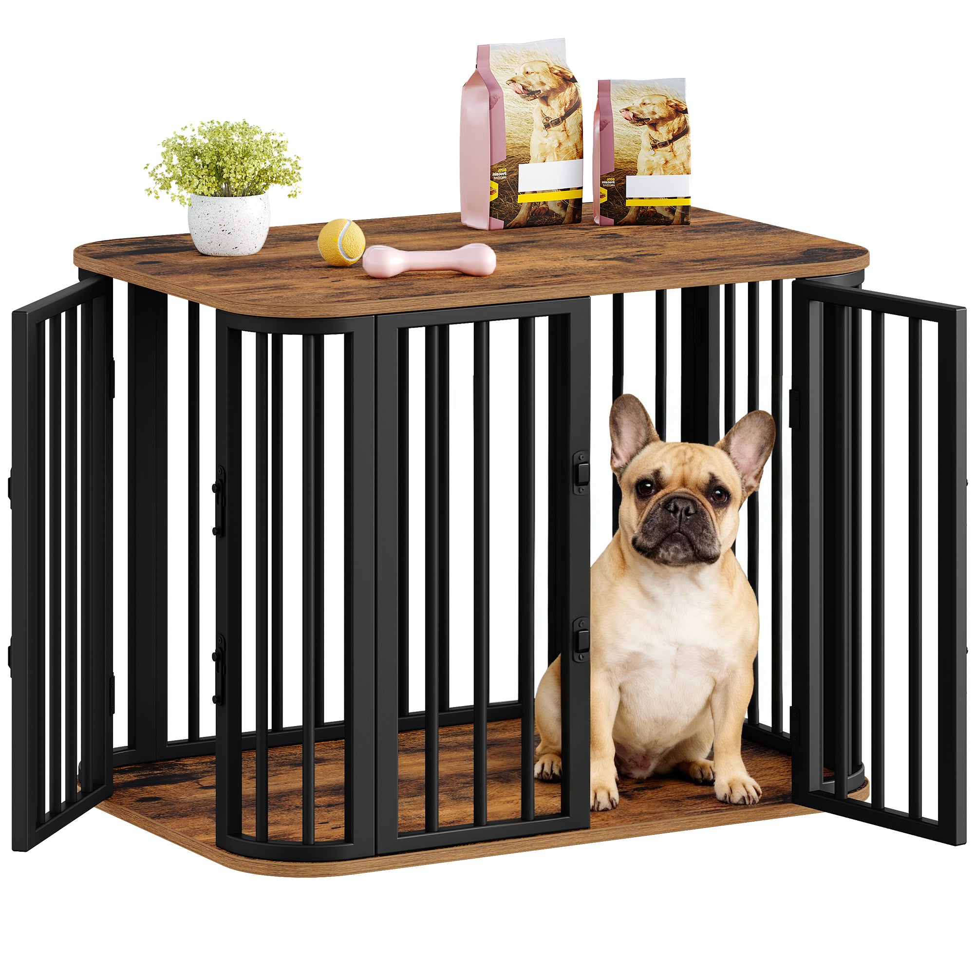 hzuaneri-pet-dfc88801b-hundebox-holz-80-cm-rustic-brown image 2