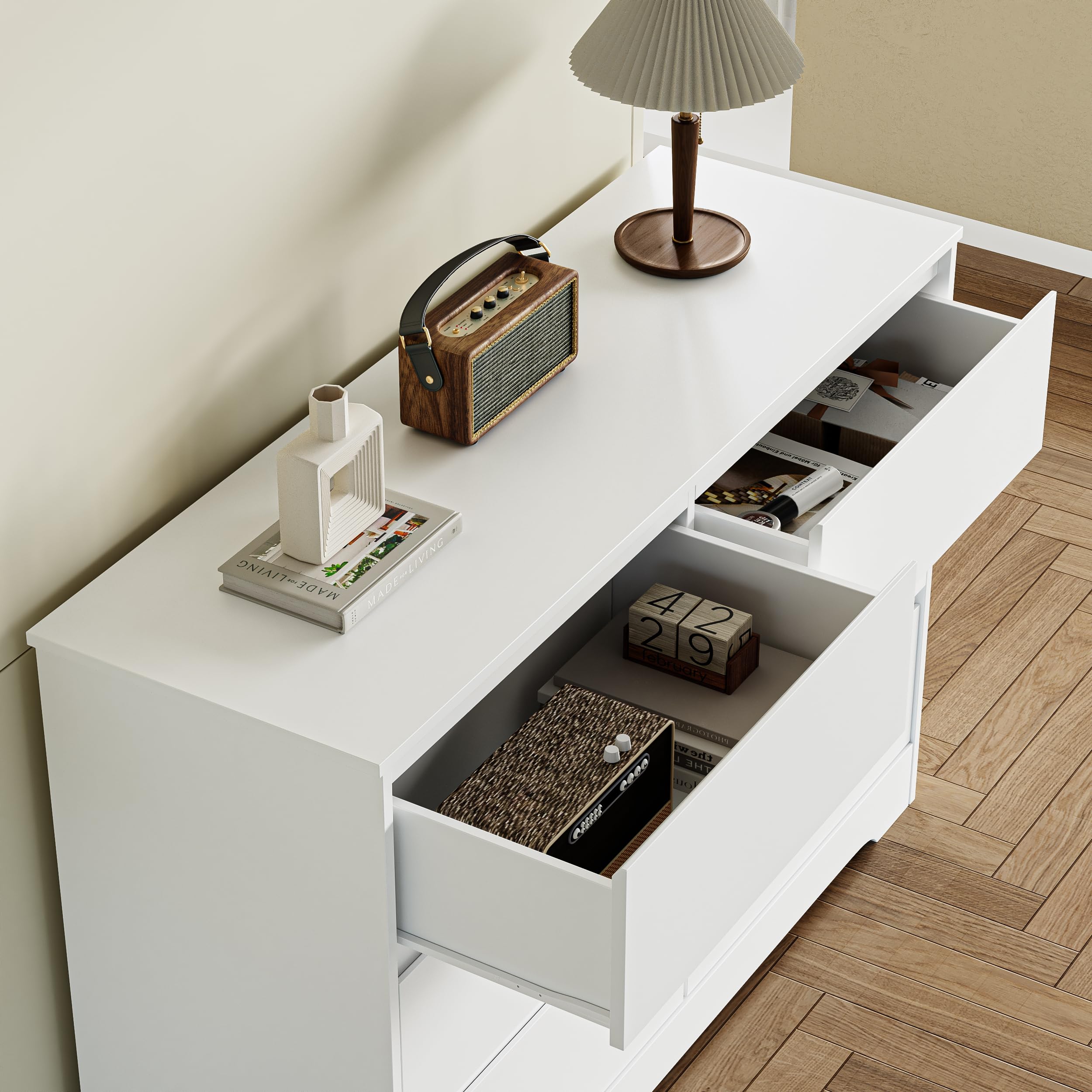 forehill-kommode-wei-120-cm-6-schubladen-sideboard-mdf image 4