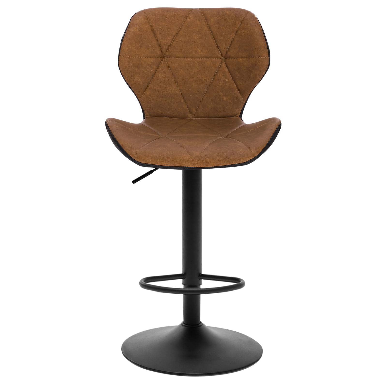eugad-hocker-barhocker-4er-set-braun-h-henverstellbar-kunstleder image 4