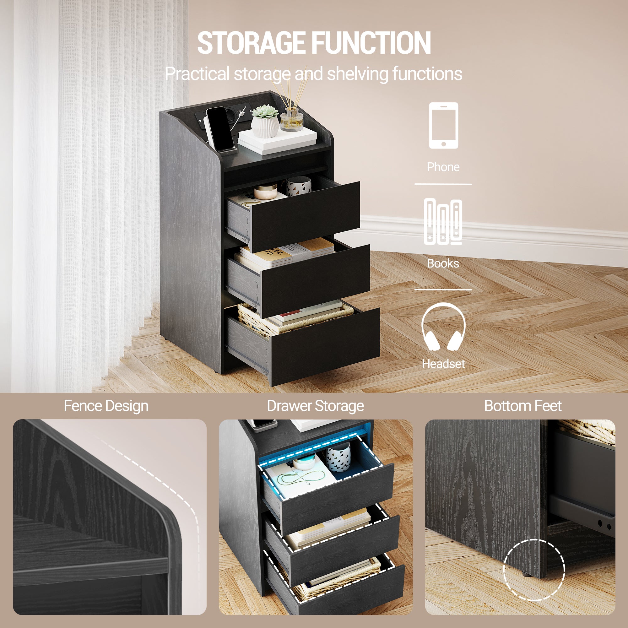 hzuaneri-bedroom-ns40104x-nachttisch-2er-set-schwarz-led image 7