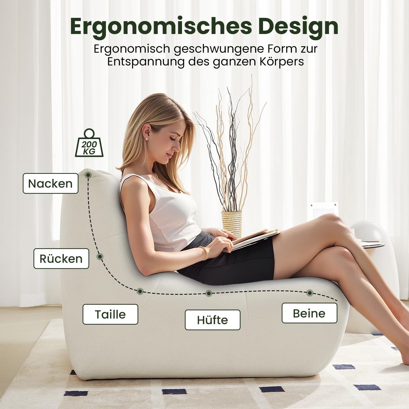 eugad-hocker-st-hle-bodensofa-beige-sitzsack-sofa-schaumstoff image 5
