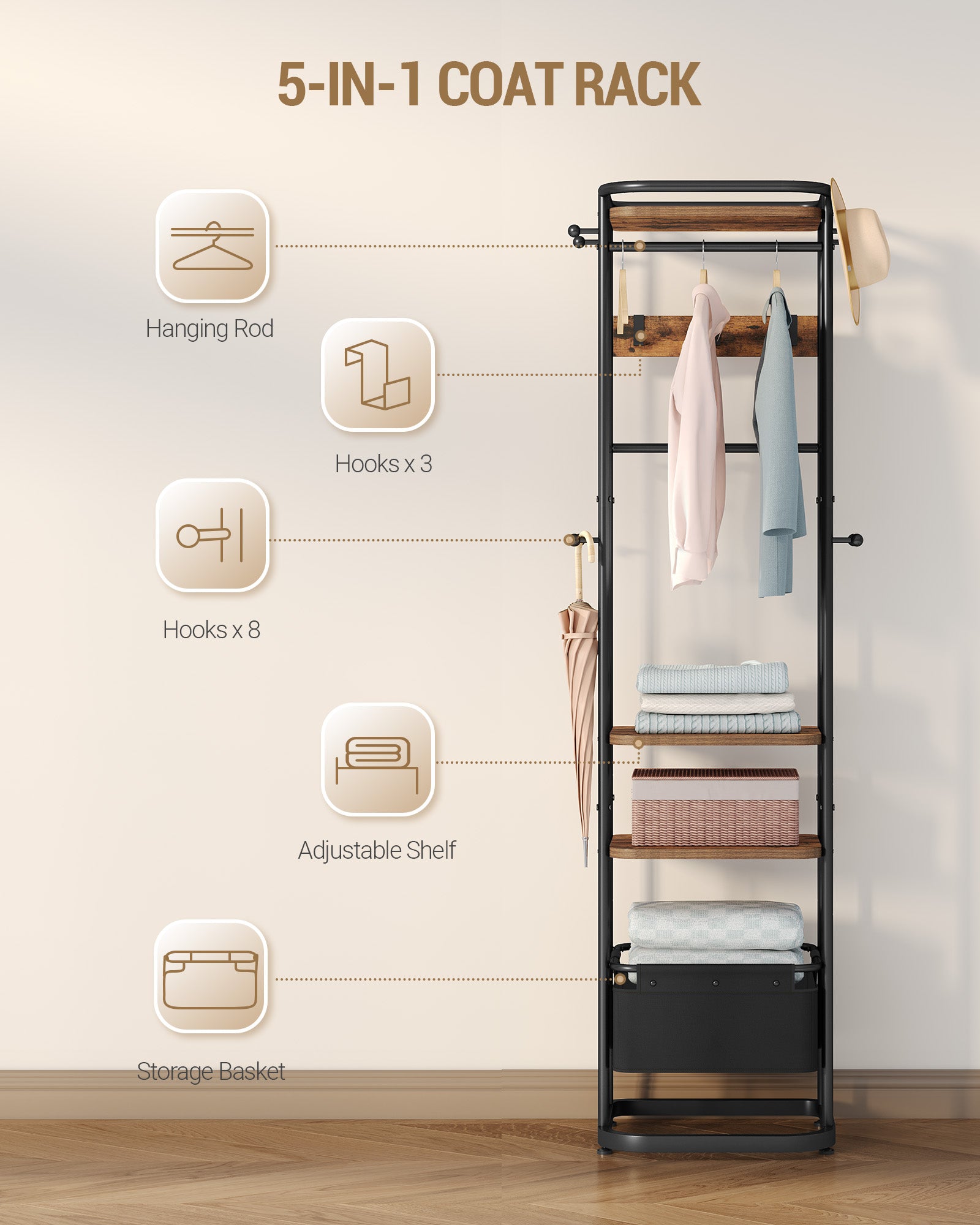 hzuaneri-living-room-cr34701b-garderobe-braun-schwarz-korb image 6