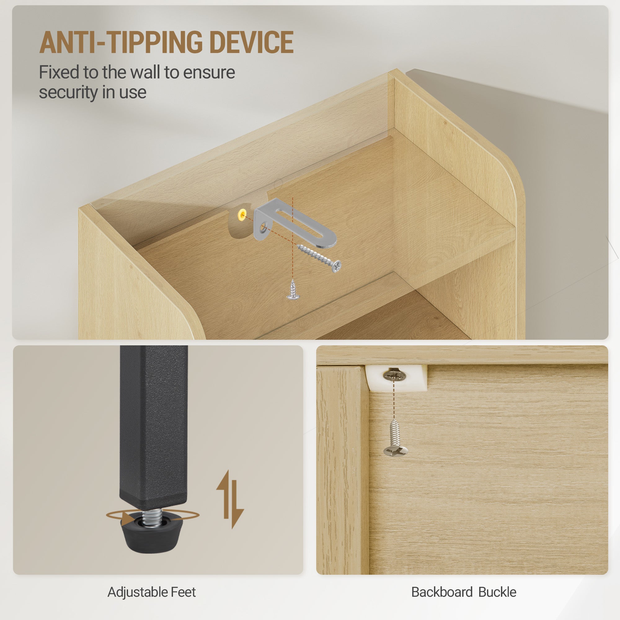 hzuaneri-bathroom-badschrank-bc48202b-gelb-18x37x83-verstellbar image 5