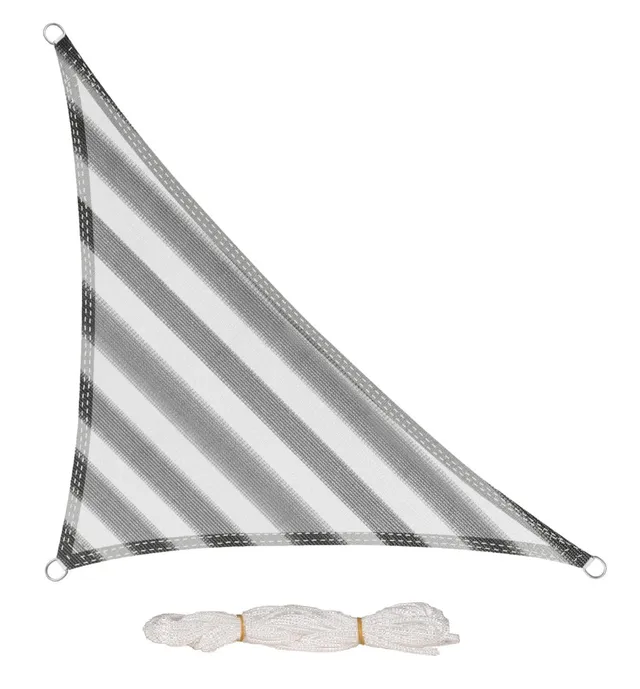 eugad-garten-sonnensegel-dreieckig-4-2x4-2x6m-hdpe-gestreift image 1