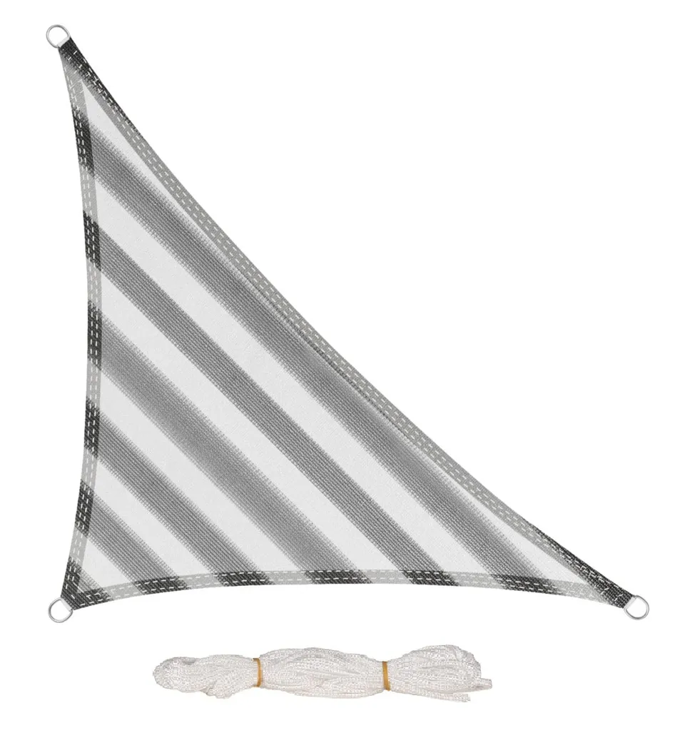 eugad-garten-sonnensegel-dreieckig-4-2x4-2x6m-hdpe-gestreift image 1
