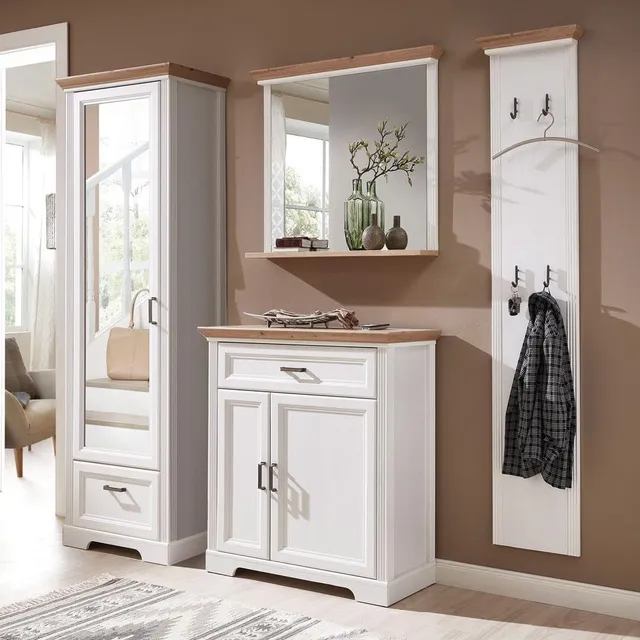 lomadox-flur-garderoben-set-landhaus-pinie-wei-240-cm image 1