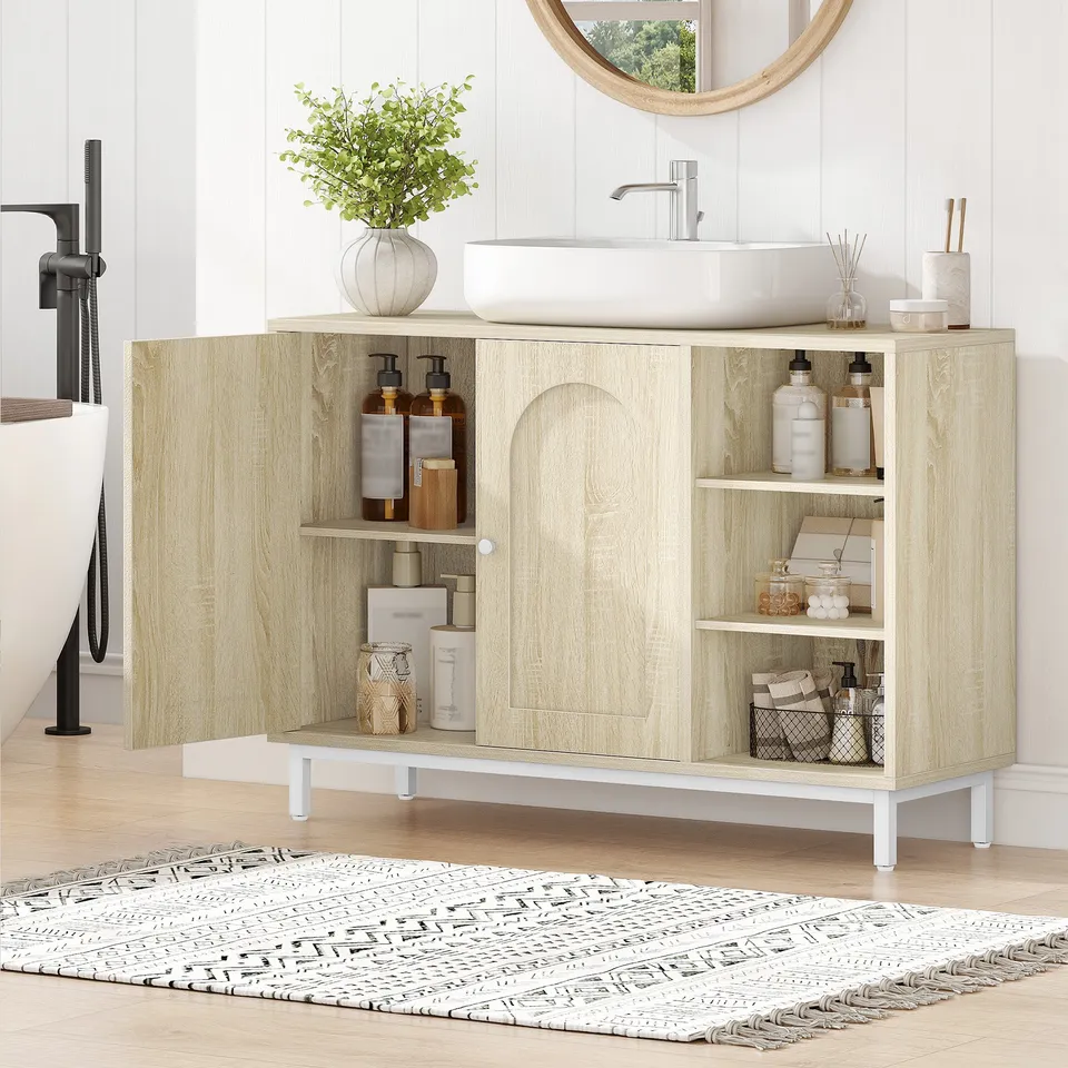 hzuaneri-bathroom-waschbeckenunterschrank-helle-eiche-90-cm image 1