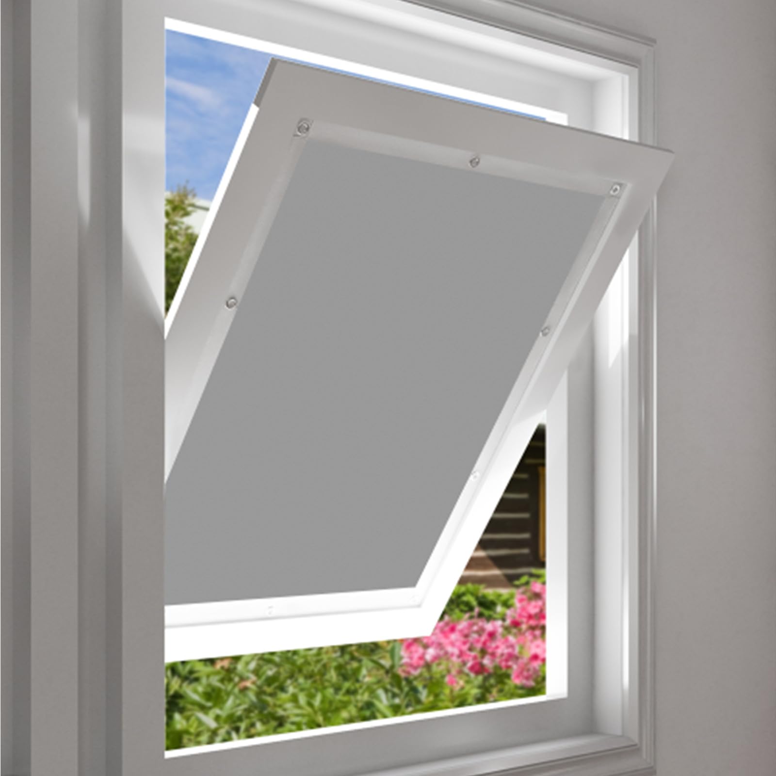 eugad-wohnaccessoires-dachfenster-rollo-grau-96x115cm image 1