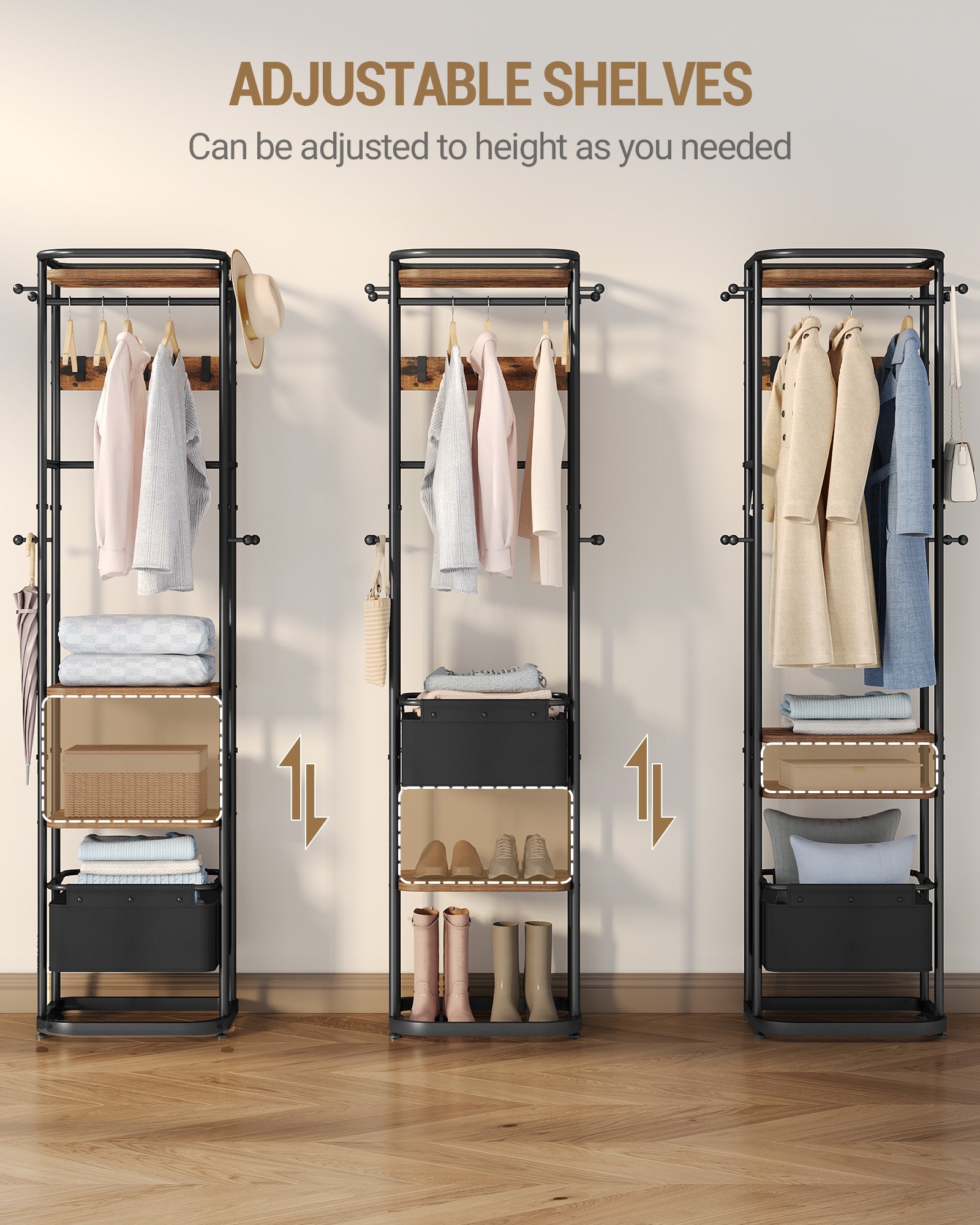 hzuaneri-living-room-cr34701b-garderobe-braun-schwarz-korb image 7