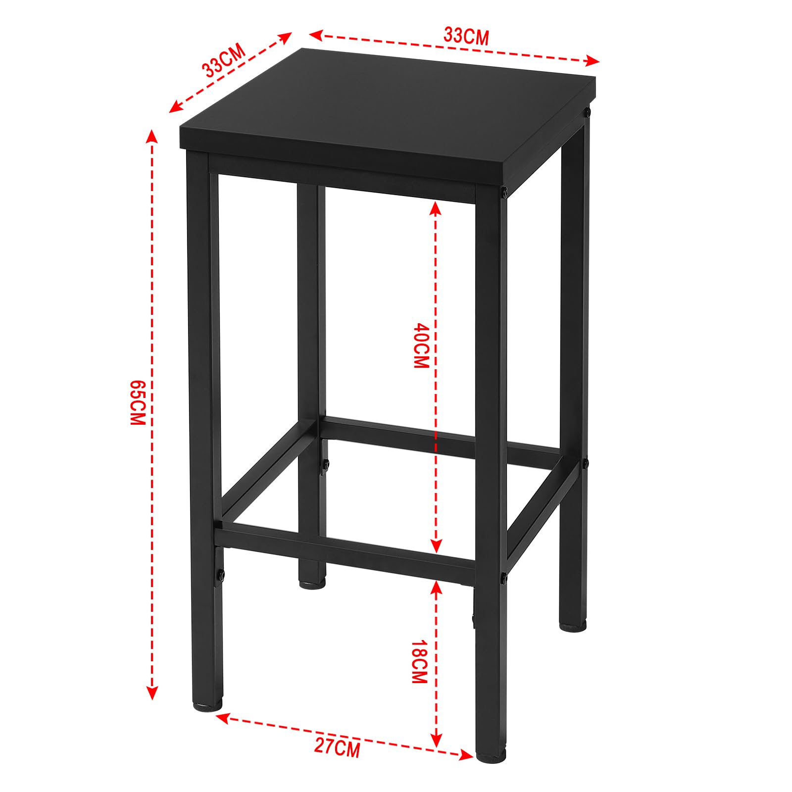 eugad-barhocker-6er-set-schwarz-65cm-holz-industrial image 3
