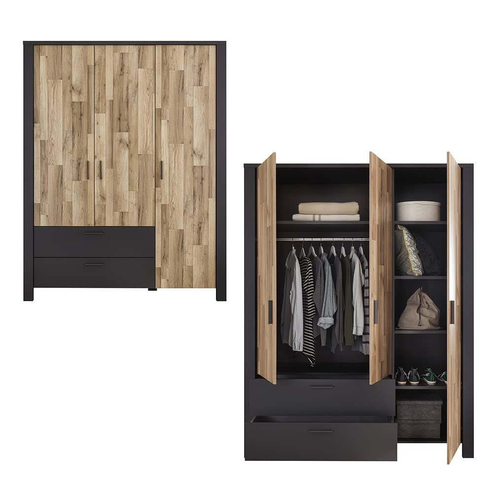 lomadox-kinderzimmer-jugendzimmer-set-montana-eiche-140x200 image 4
