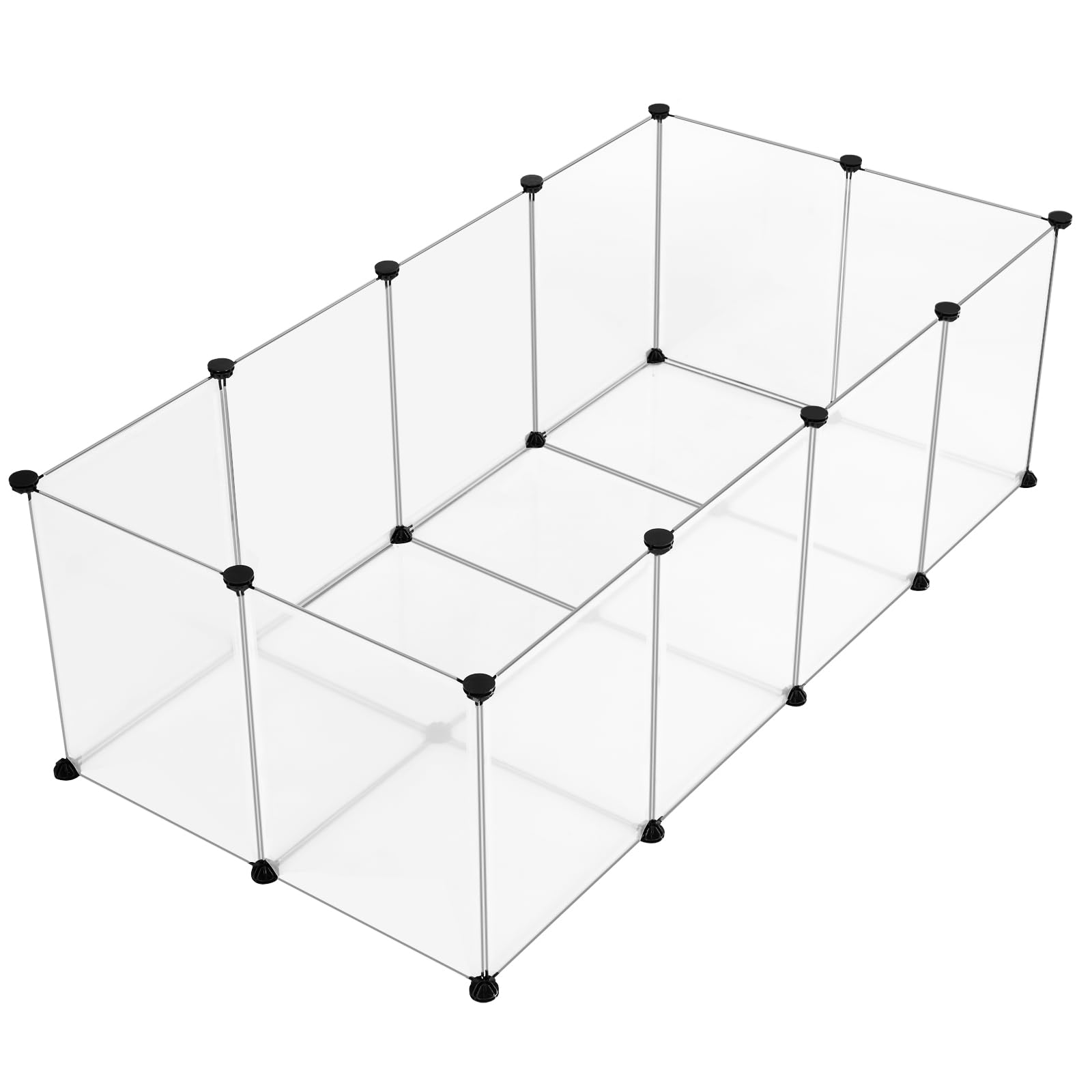 eugad-haustierbedarf-freigehege-kaninchen-20-platten-45cm-mit-boden image 1
