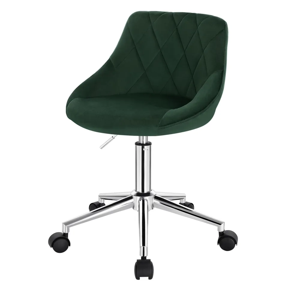 eugad-0169bgy-rollhocker-samt-dunkelgr-n-h-henverstellbar image 1
