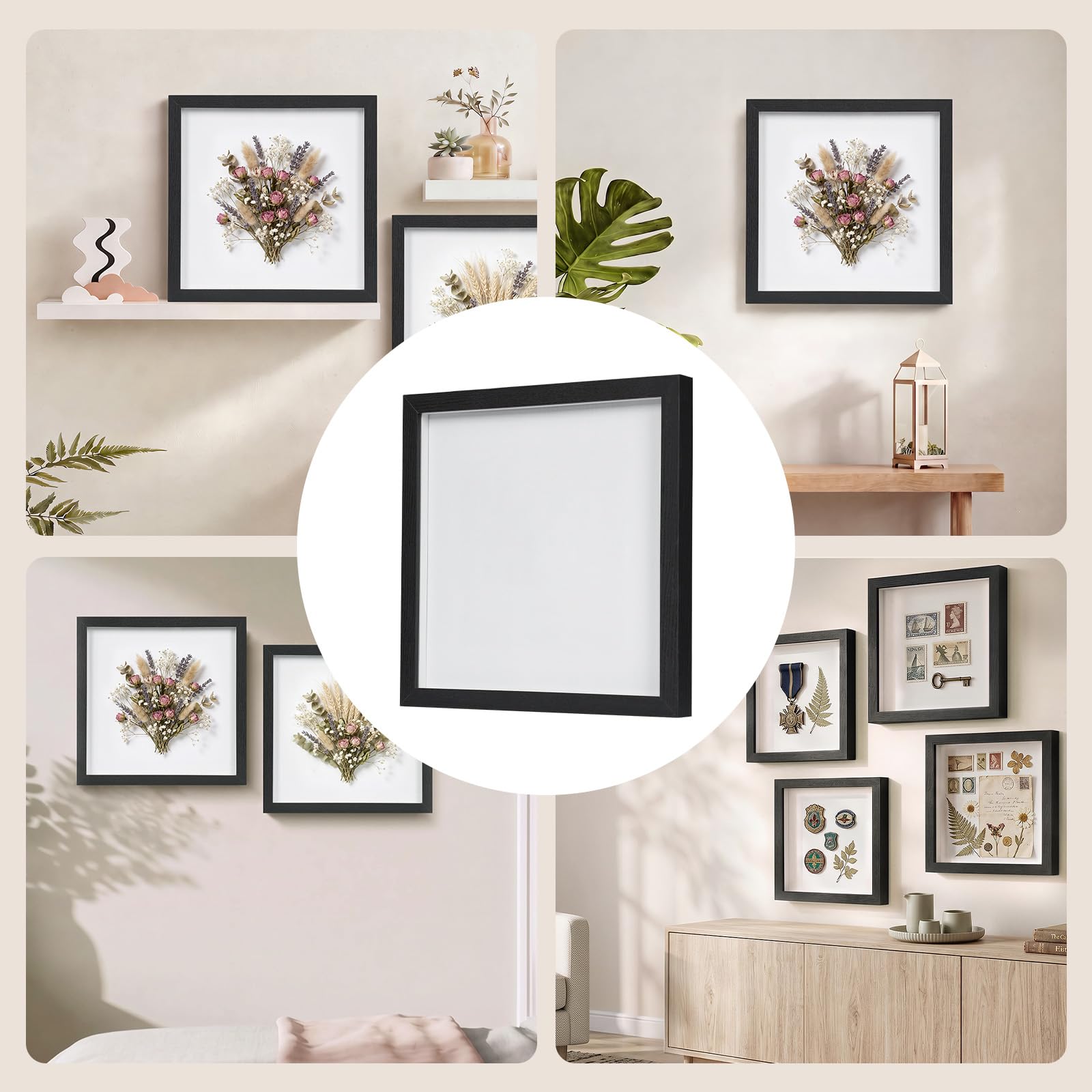 eugad-wohnaccessoires-bilderrahmen-40x40-cm-schwarz-1-5-cm-tief image 7