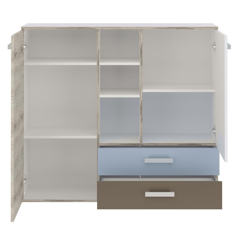 lomadox-kinderzimmer-set-6-tlg-eiche-wei-90x200-kojenbett image 7