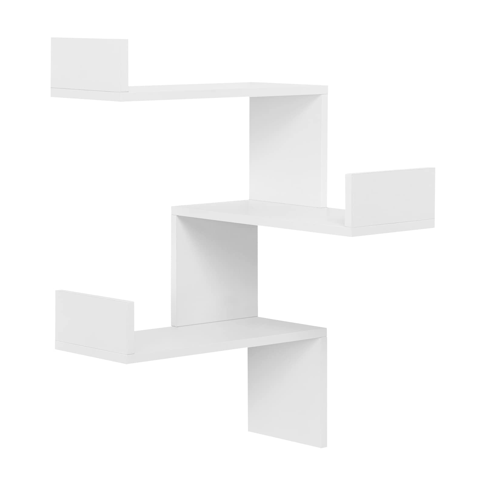 eugad-aufbewahrung-eckregal-wandregal-wei-3-ebenen-holz image 6
