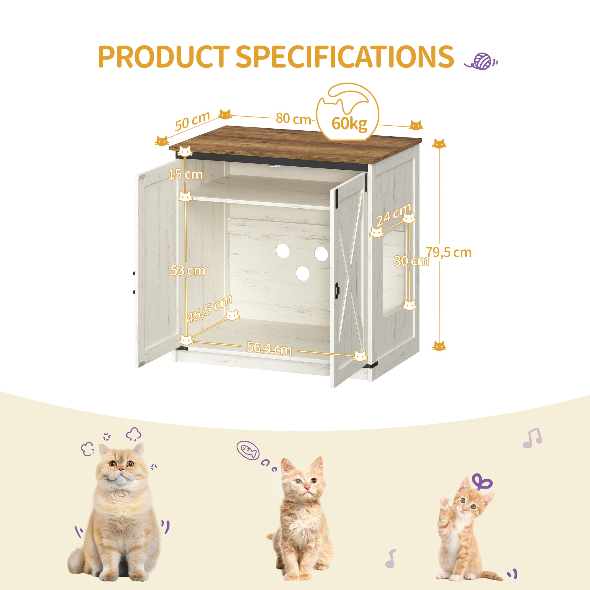 hzuaneri-pet-cb85414x-katzenschrank-braun-wei-80-cm-2-t-ren image 2