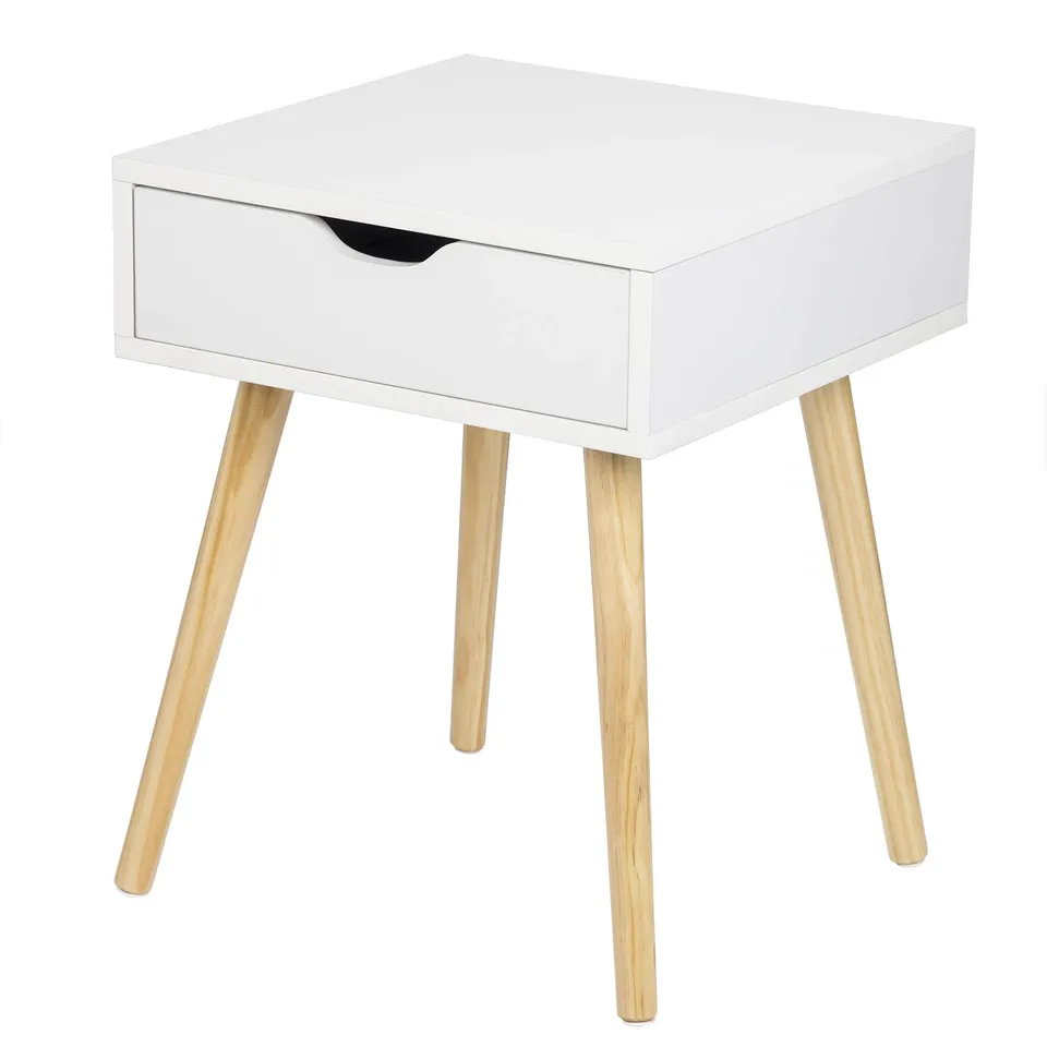 eugad-0076zz-nachttisch-wei-beistelltisch-schublade-40x40x50cm image 1