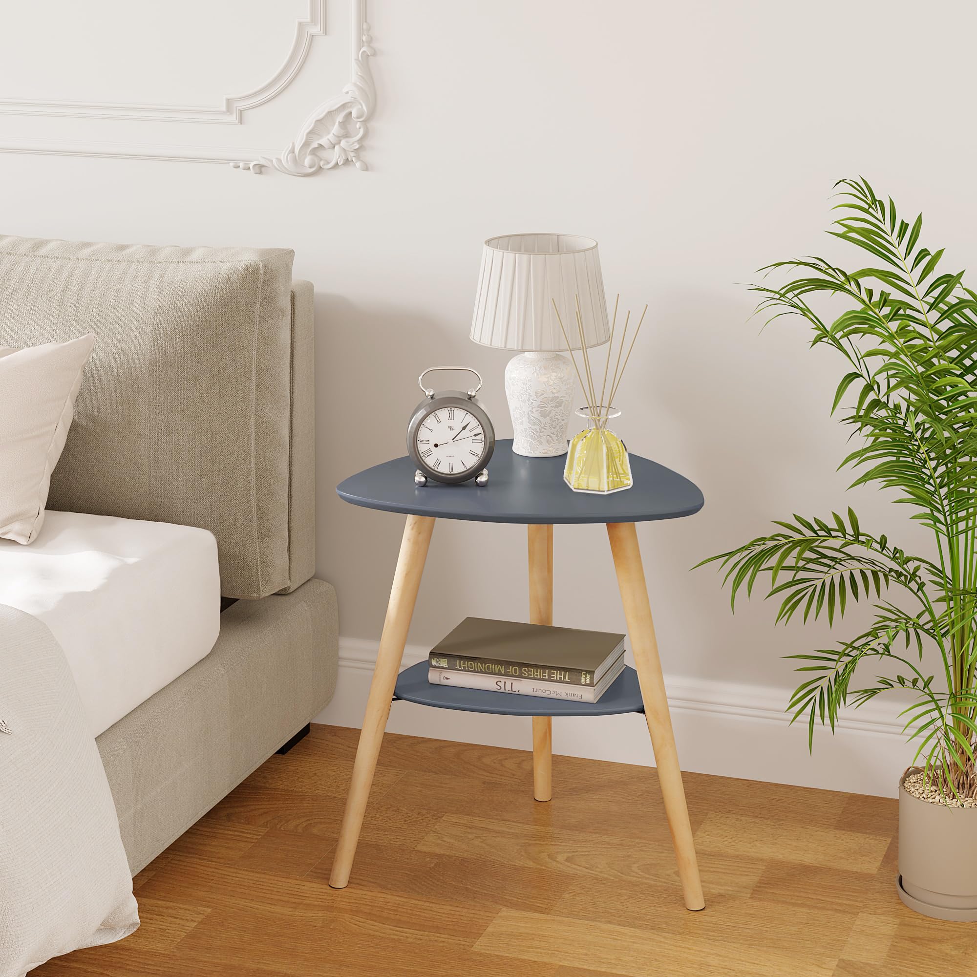 eugad-beistelltisch-couchtisch-grau-50x55x40-mit-2-ablagen image 4