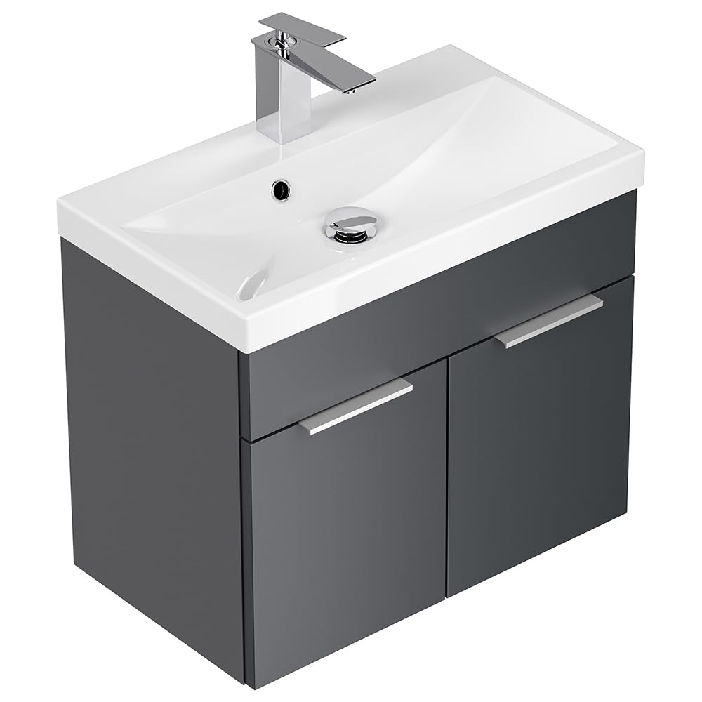 lomadox-badezimmer-bad-set-grafit-2-tlg-mit-waschbecken image 3