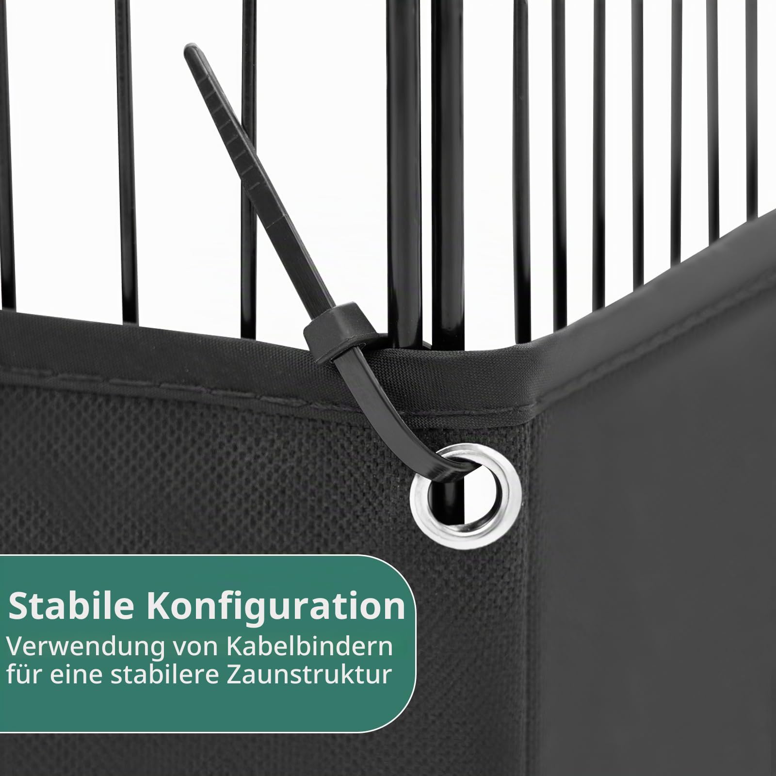 eugad-freigehege-kleintier-140x71x71-schwarz-gitter image 5