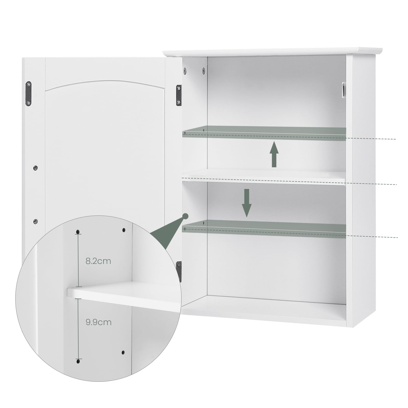 eugad-h-ngeschrank-bad-wandschrank-wei-40x51x17-verstellbar image 6