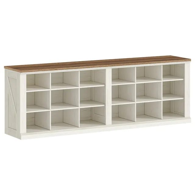 hzuaneri-sb04514b-sitztruhe-wei-braun-100cm-bank-stauraum image 1