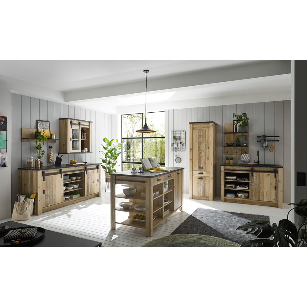 lomadox-k-che-komplettset-insel-sp-ltisch-old-style-softclose image 1