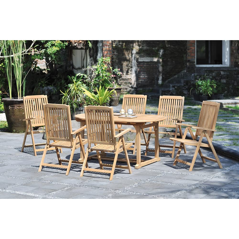 lomadox-garten-gartenstuhl-hochlehner-teak-braun-120-kg image 2