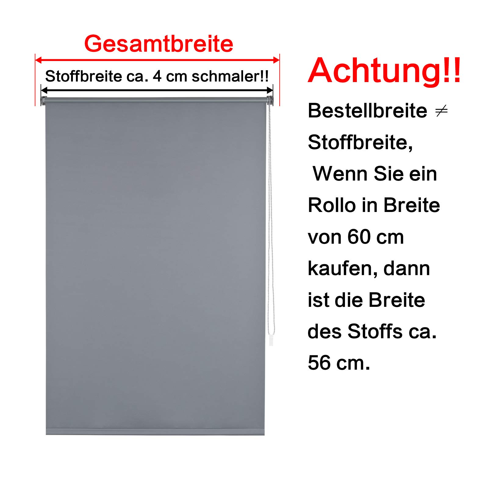 eugad-wohnaccessoires-thermorollo-75x160-verdunklungsrollo-dunkelgrau image 5