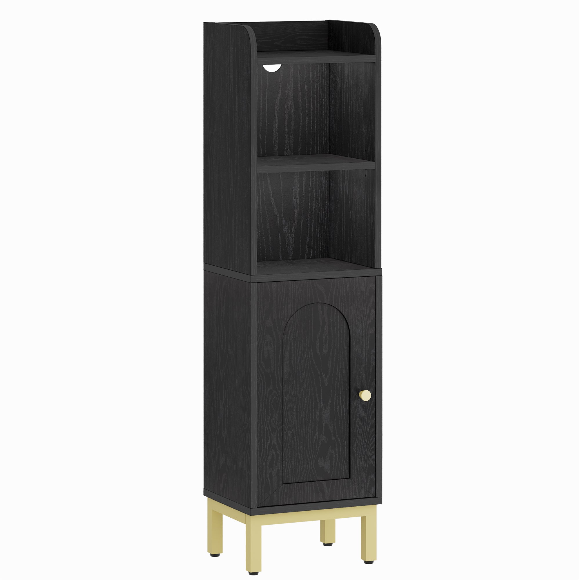 hzuaneri-bathroom-badschrank-schwarz-schmal-20x25x90-cm image 2