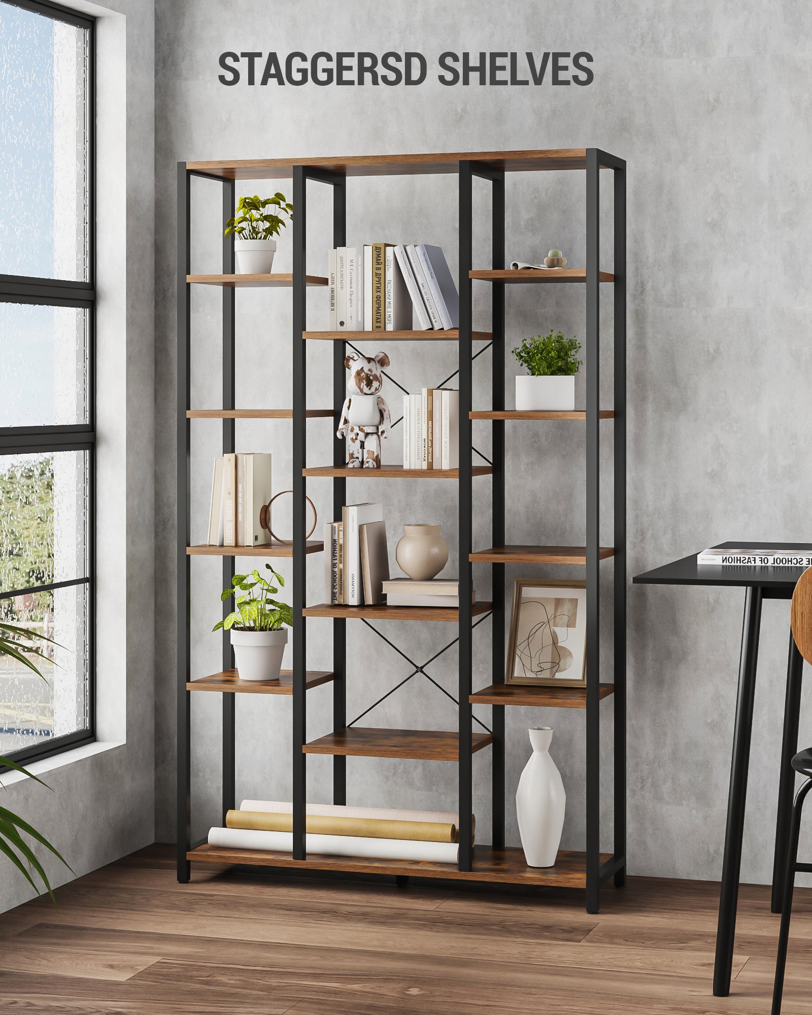 hzuaneri-living-room-b-cherregal-30x100x170-vintage-braun-schwarz image 4