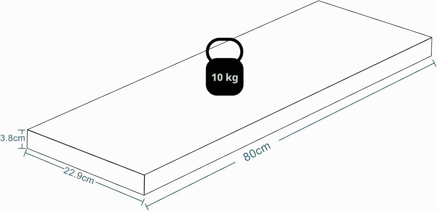 eugad-wandregal-80-cm-eiche-4er-set-mdf-schweberegal image 3