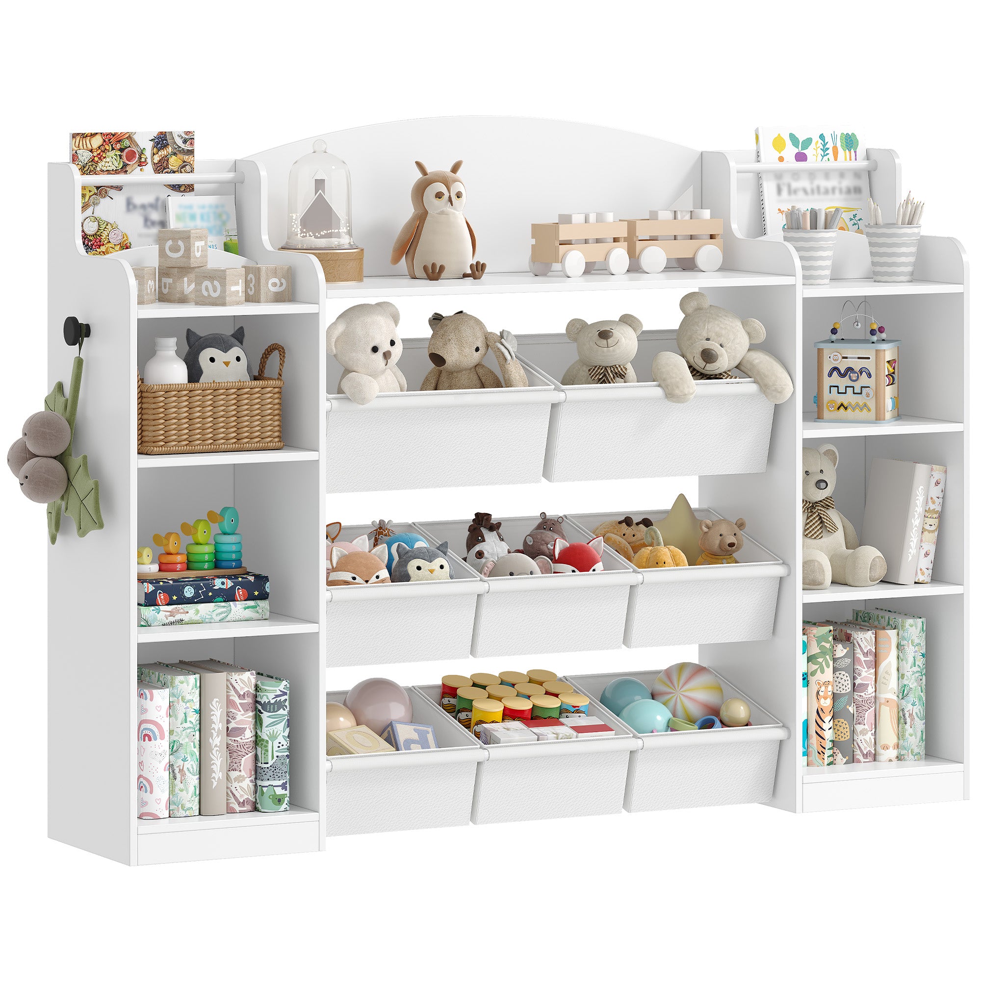 hzuaneri-living-room-kb43003w-kinderregal-wei-8-boxen-140cm image 1