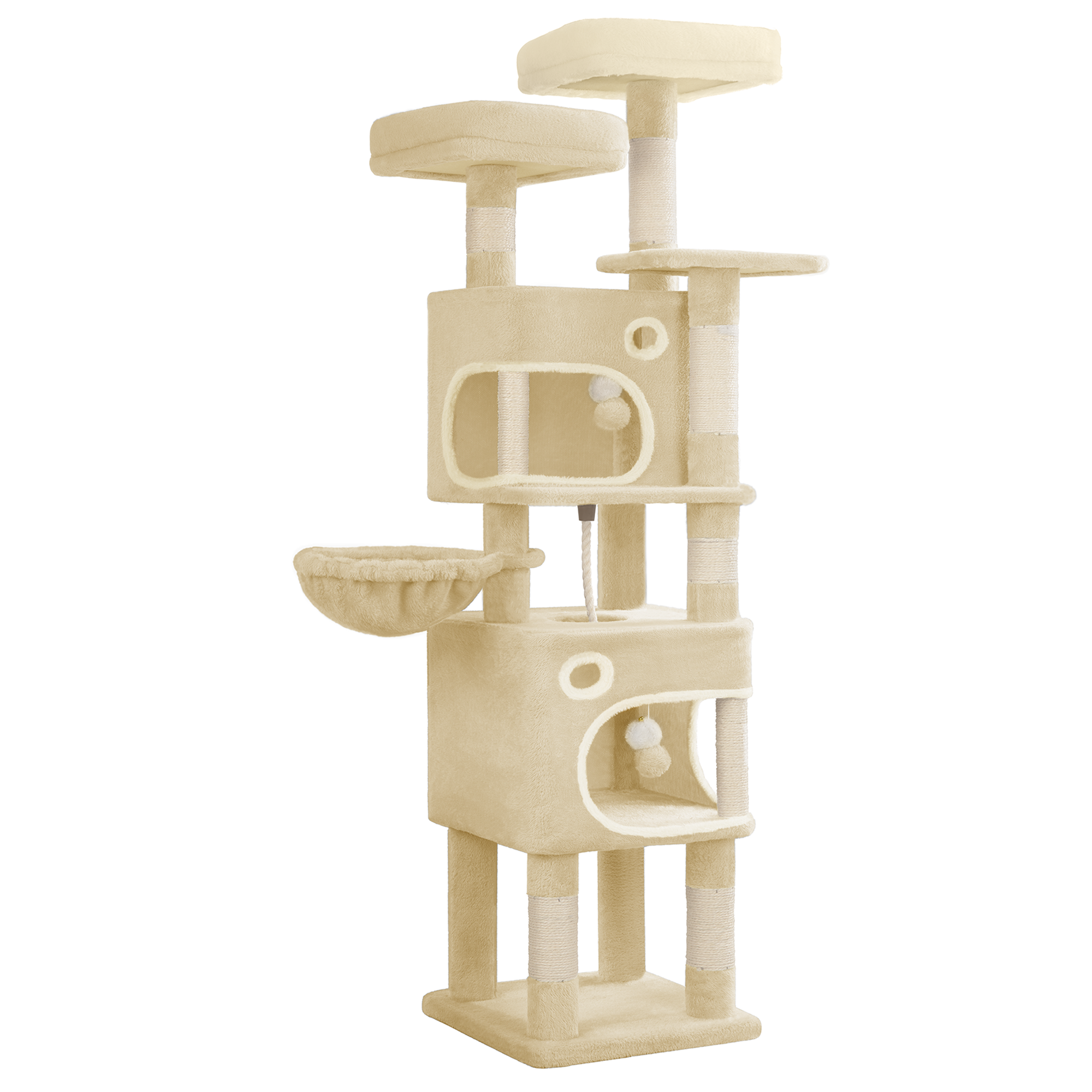 hzuaneri-kratzbaum-159-cm-beige-katzenbaum-8-sisalst-mme image 2